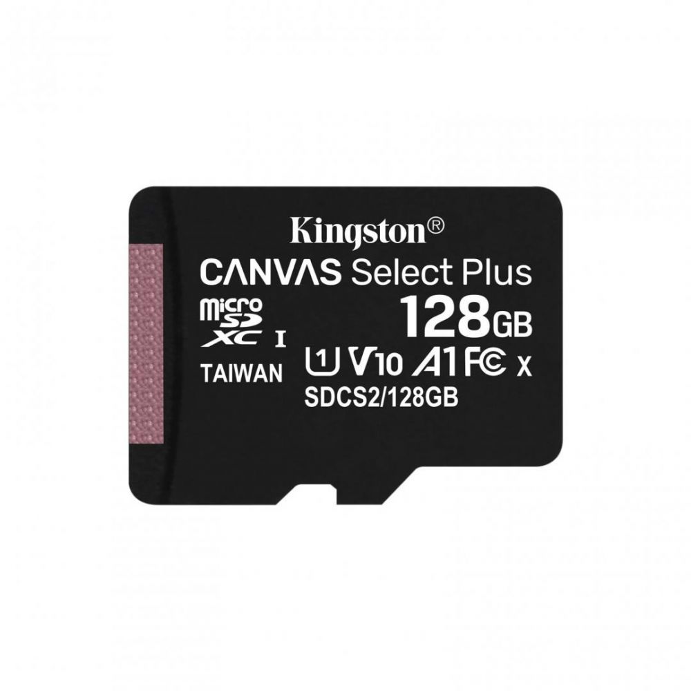 Card microSD 128GB Kingston Canvas Select, Clasa 10