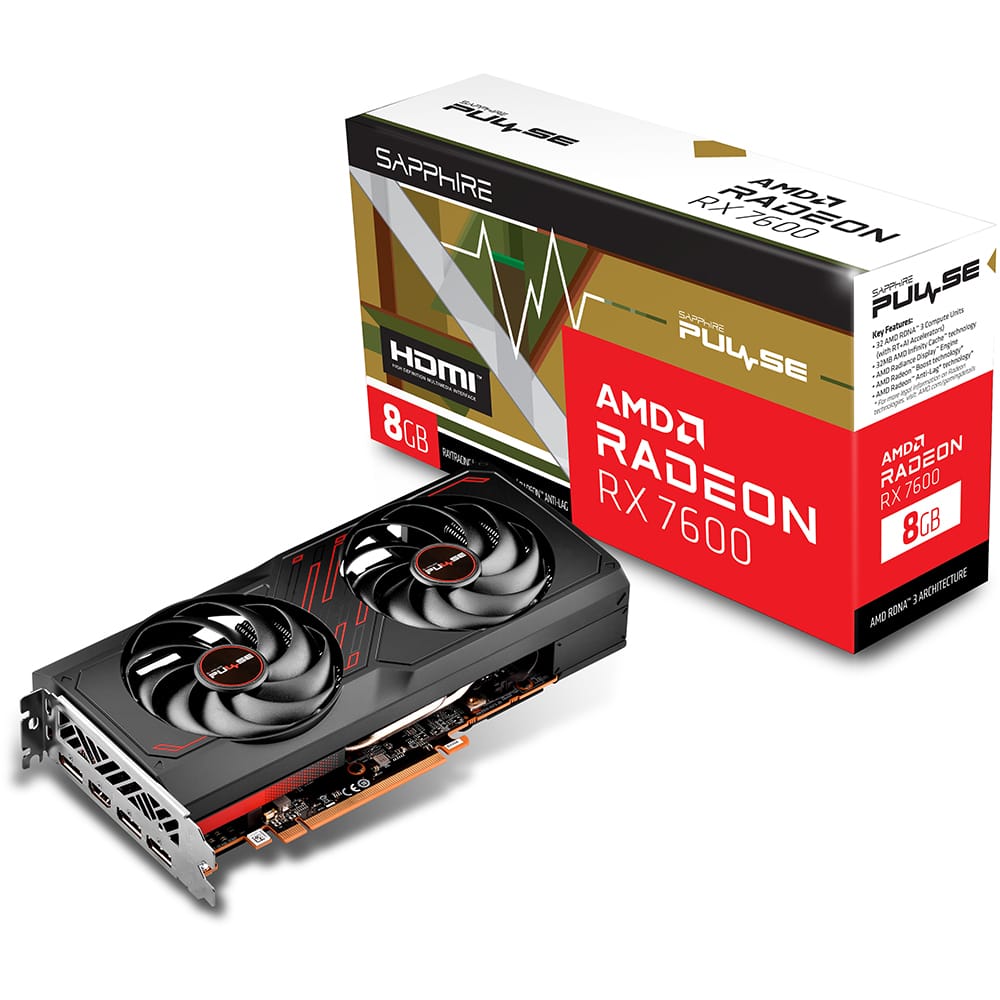 Placă Video SAPPHIRE RX 7600 OC 8GB GDDR6 – Gaming 1080p/1440p - imagine 12
