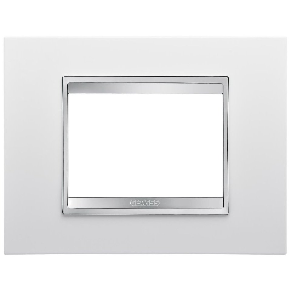 Rama 3 module Gewiss Chorux Lux, Alb