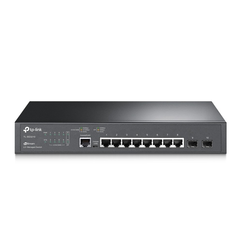 Switch TP-LINK TL-SG3210 Gigabit Managed 8 Porturi + 2 SFP