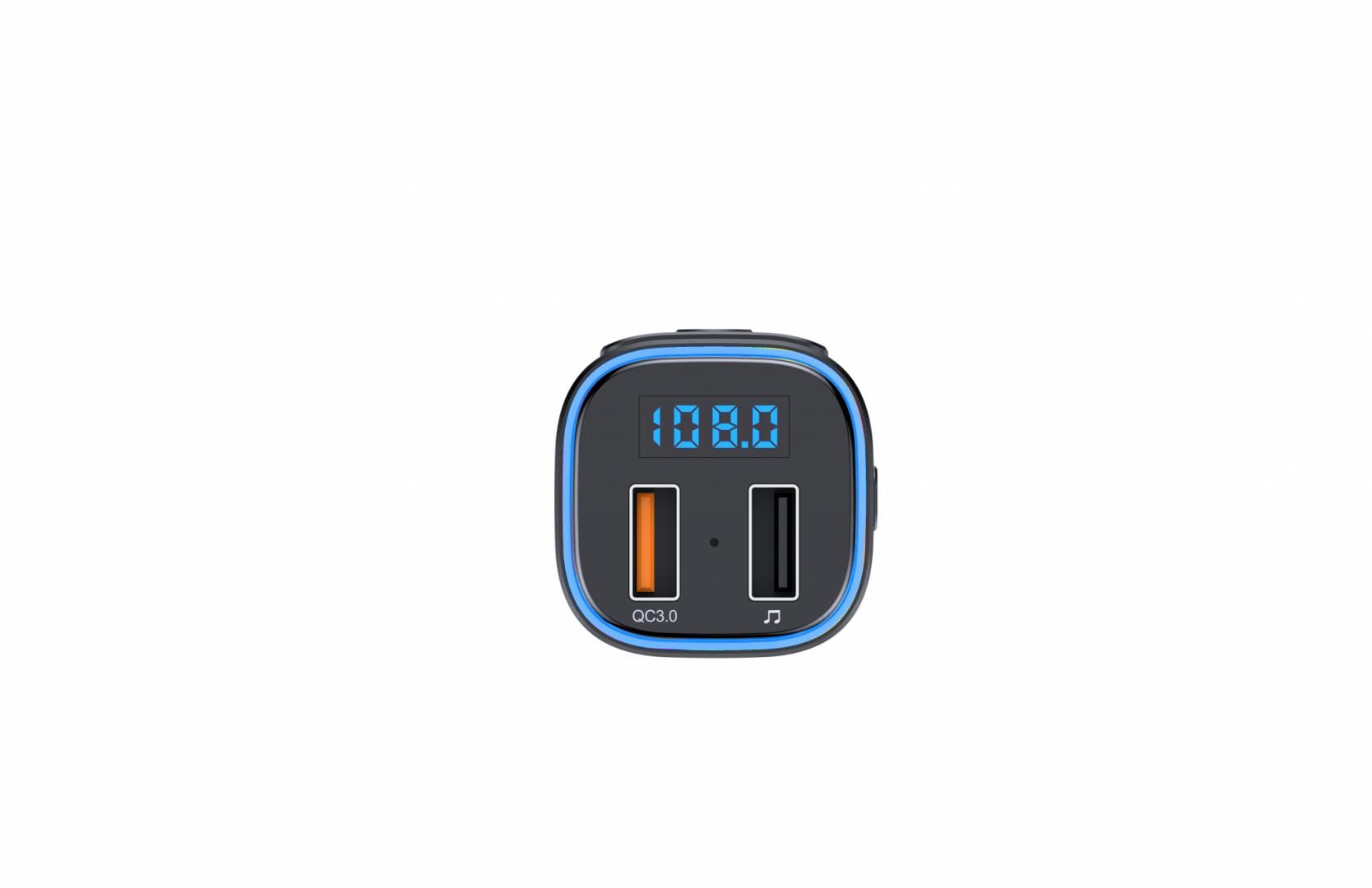 Modulator FM Serioux ABFM46 Bluetooth 5.0 cu QC3.0 și Handsfree - imagine 4
