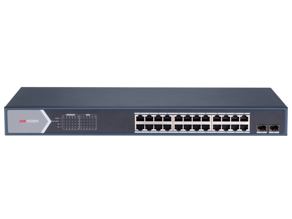 Switch PoE 24 Porturi Hikvision 370W