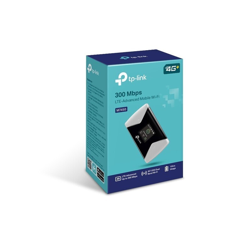 Router Mobil TP-LINK M7650 4G LTE - 600 Mbps, Dual-Band - imagine 2