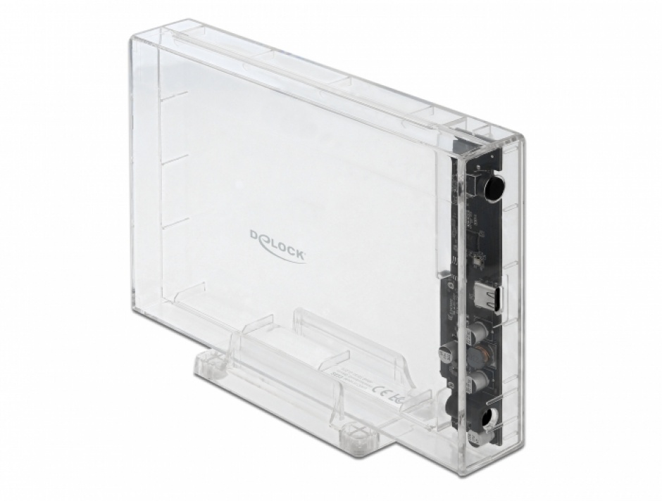 Delock Rack USB-C 3.1 HDD/SSD 3.5" Transparent