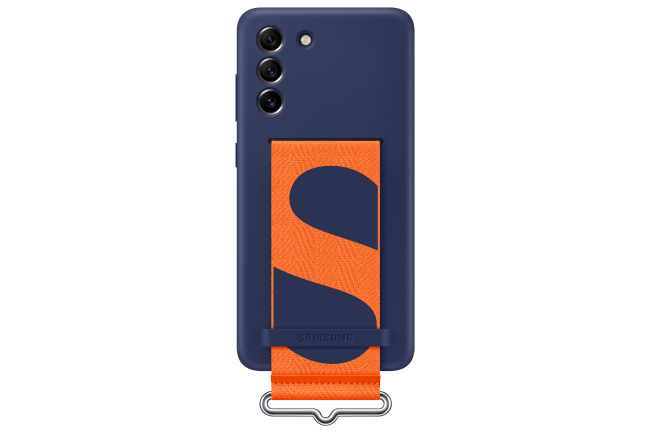 Husă Samsung Galaxy S21 FE Silicone cu curea Navy - imagine 3