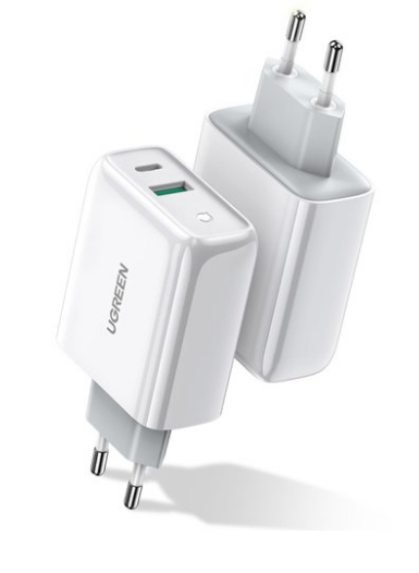 Incarcator Auto Ugreen CD170 Quick Charge 36W USB-C alb
