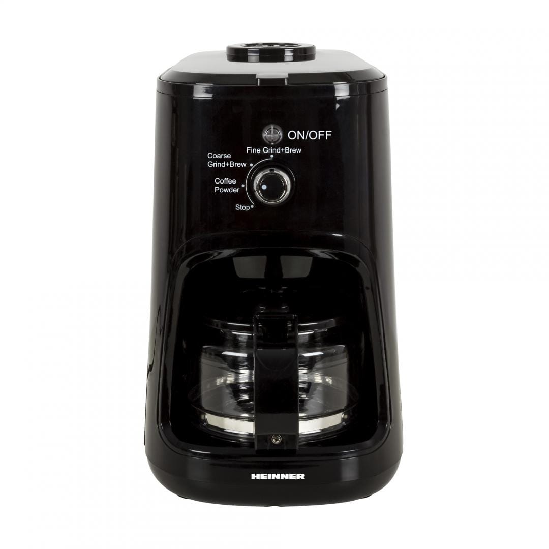 Cafetiera cu Râșniță Heinner HCM-900RBK, 900W, 0.6L - imagine 3