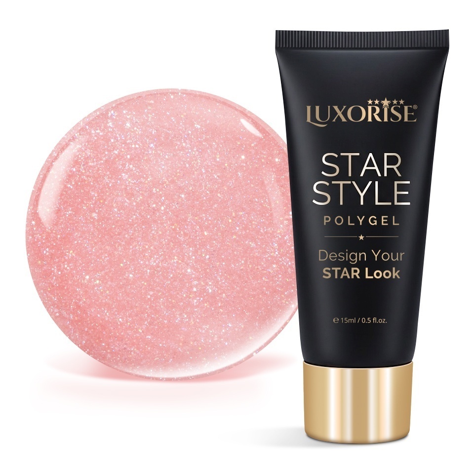 Polygel LUXORISE STAR STYLE - STAR SIGNATURE Collection, VIP Glow, 15ml