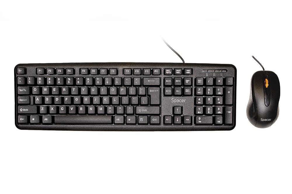 Kit Tastatura si Mouse USB Spacer SPDS-S6201 - Black - imagine 3