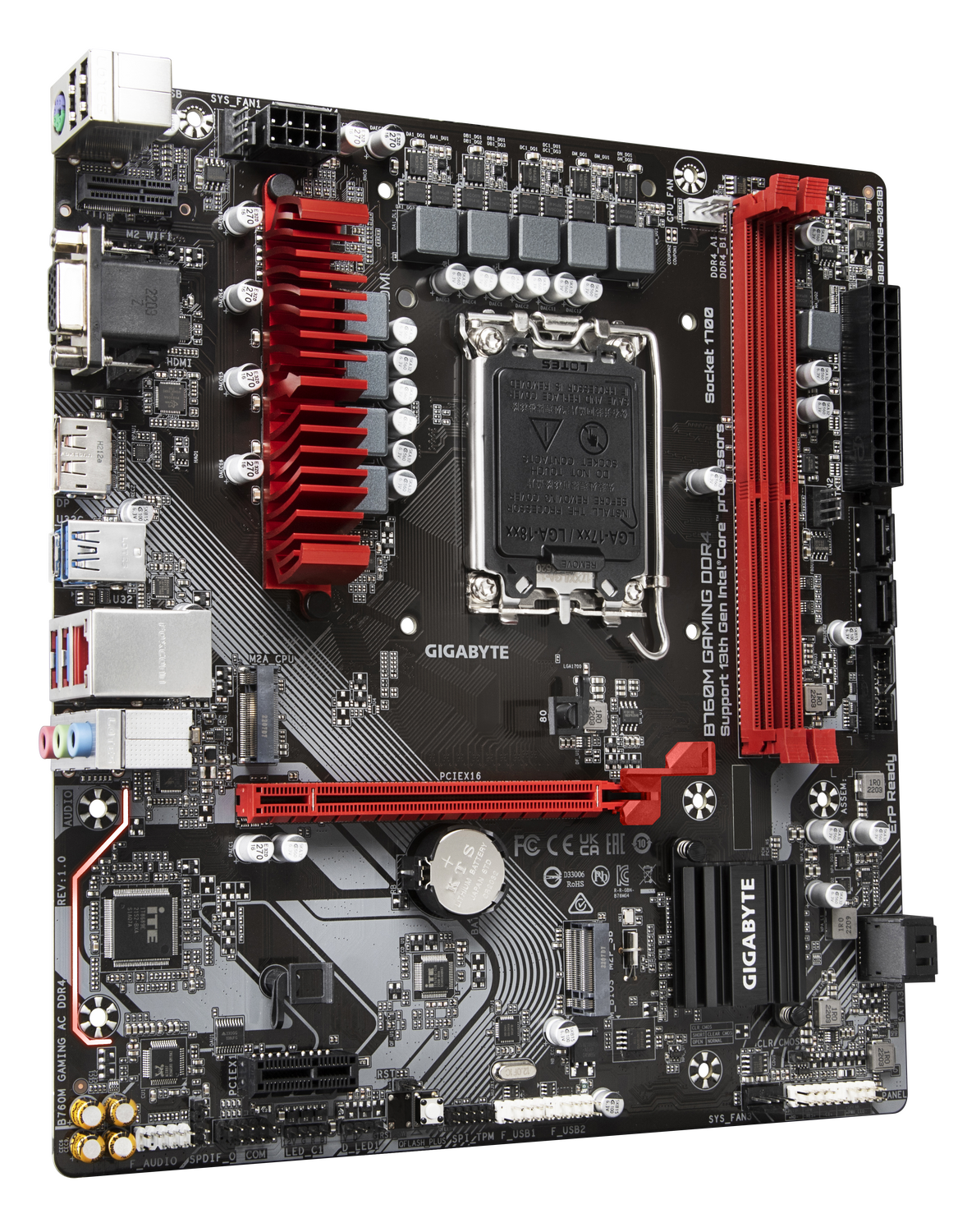 Placă de bază GIGABYTE B760M GAMING DDR4 - Performanță Gaming - imagine 4