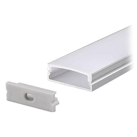 Profil Aluminiu LED V-TAC 2m, Răcire Eficientă