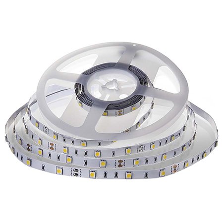 Banda LED V-TAC 5M, 6400K, Lumina Alba Rece