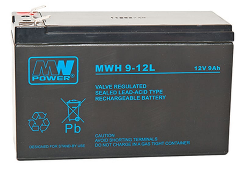 MW Power 12V 9Ah - Baterie Alarmă