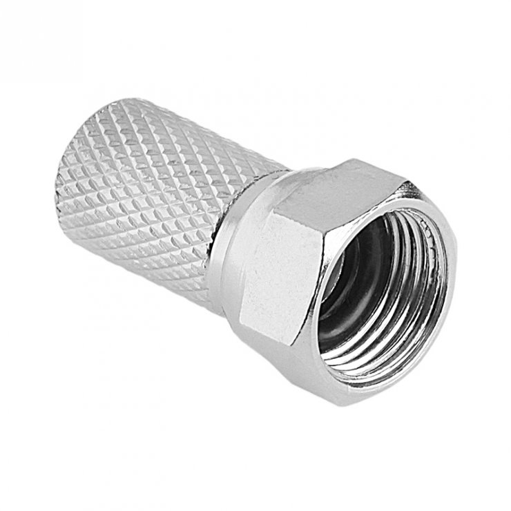 Conector F tata 6.8mm cu garnitura cauciuc OEM WTY0451.1