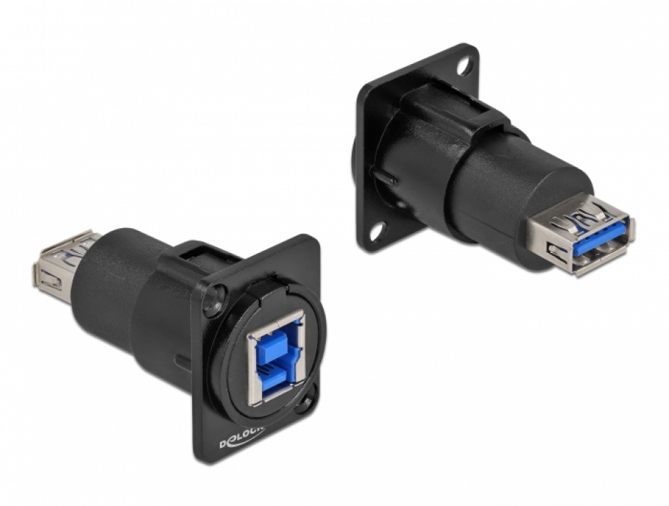 Delock 86707 Modul USB 3.0-A la USB-B Panou