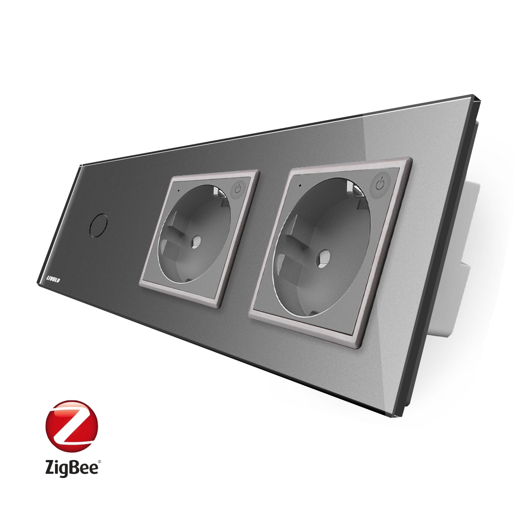Intrerupator LIVOLO ZigBee Touch cu 2 Prize - imagine 13