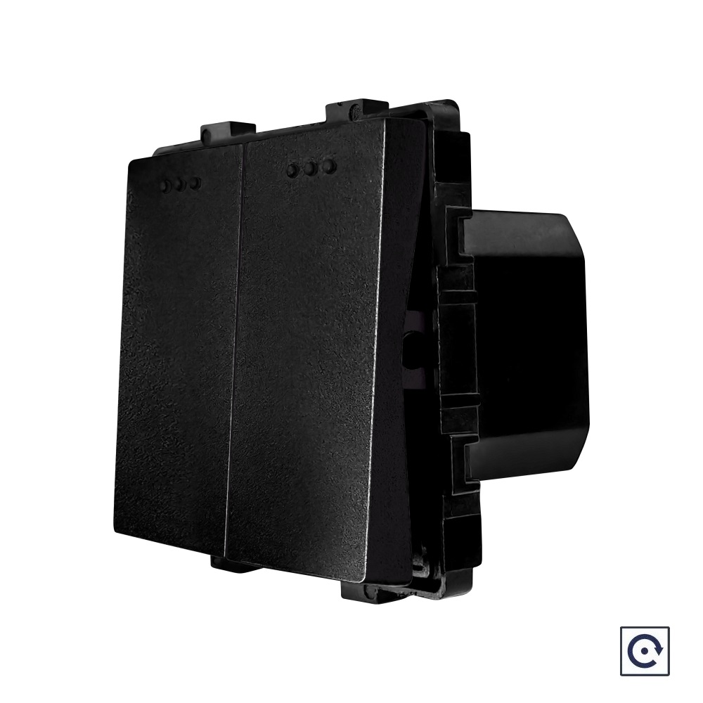 Modul Intrerupator Dublu Mecanic Luxion cu Reset - imagine 5