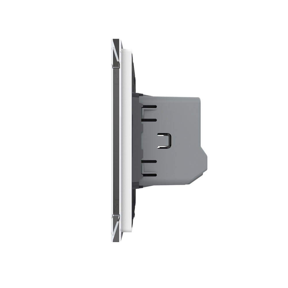 Intrerupator Dublu Touch Livolo Sticla - imagine 3