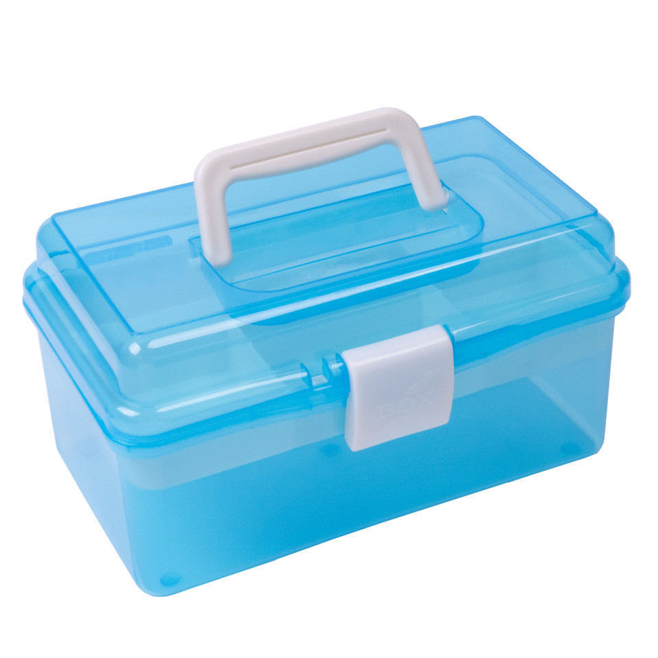 Cutie Manichiura SensoPRO cu Sertar si Maner, Albastru