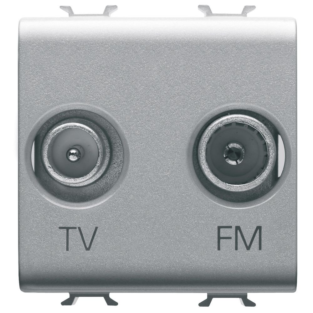 Priza TV/FM Gewiss Titan, 0dB, 2 Module
