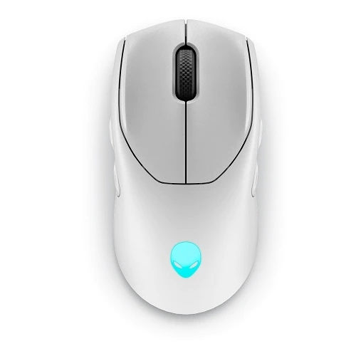 Mouse Gaming Wireless Alienware AW720M - 26000 DPI, Alb