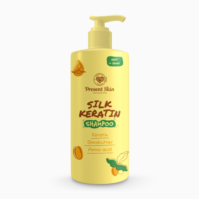 Șampon Netezire cu Keratină Present Skin 500ml