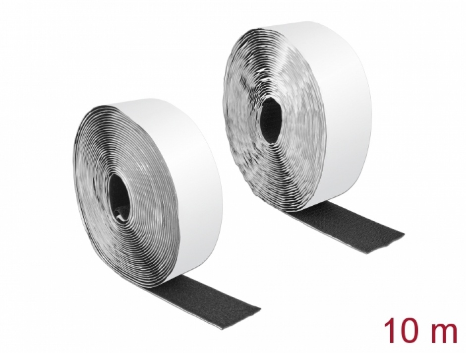 Bandă Velcro Autoadezivă 50mm Delock