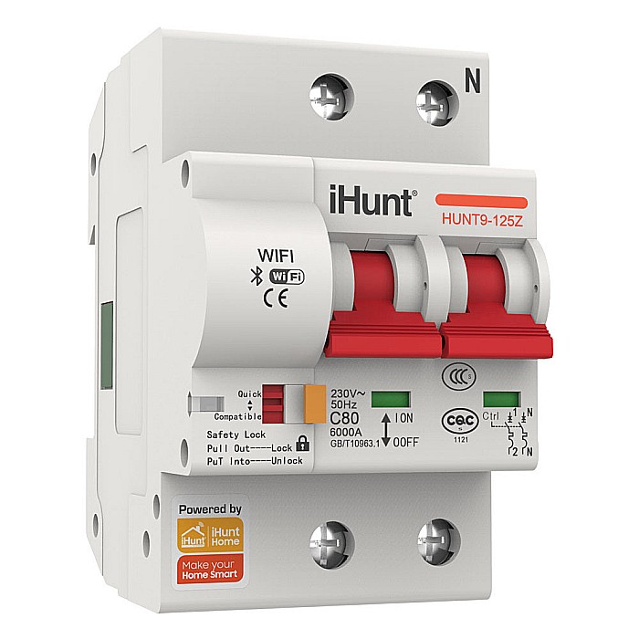 Siguranta iHunt WIFI 2P 80A, Smart Circuit Breaker