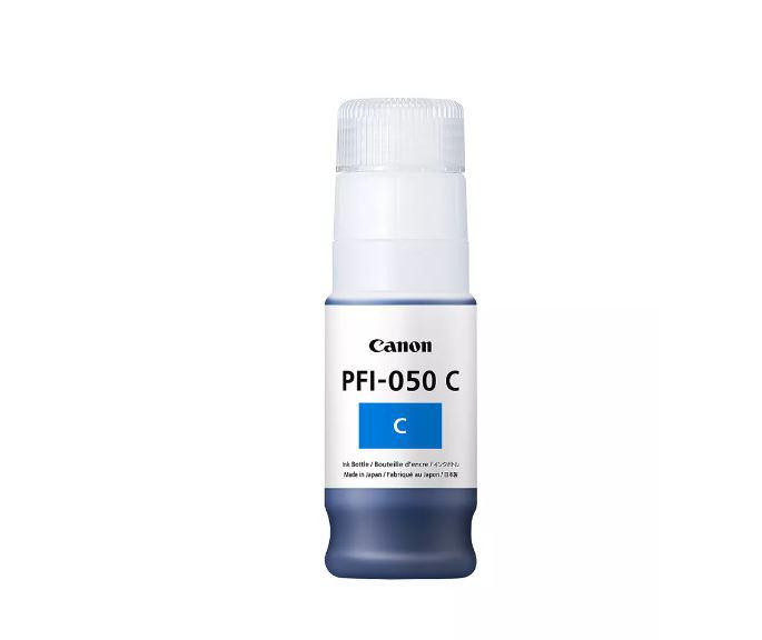 Cartuș Cerneală Canon PFI-050C Cyan 70ml pentru TC-20 - imagine 1