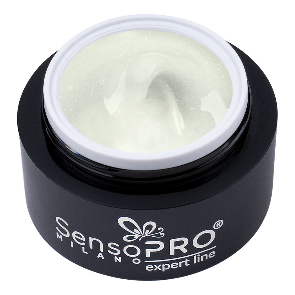Gel Constructie Shimmer Milky White SensoPRO 15ml