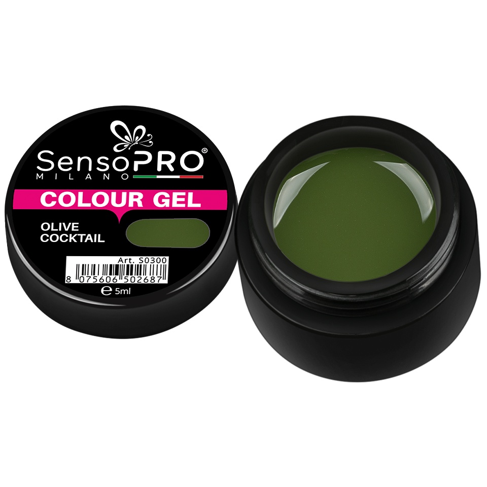 Gel UV Colorat Olive Cocktail 5ml SensoPRO
