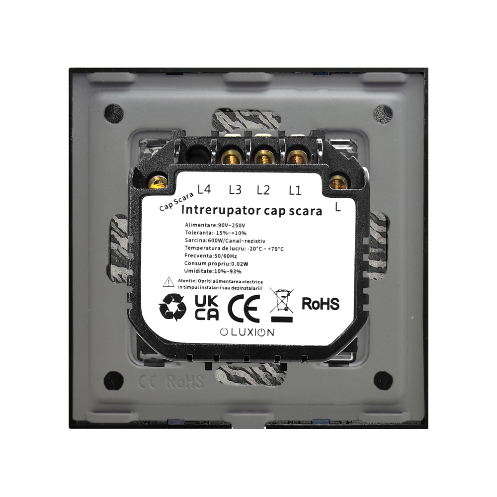 Întrerupător Triplu Touch Marmură LUXION - imagine 8