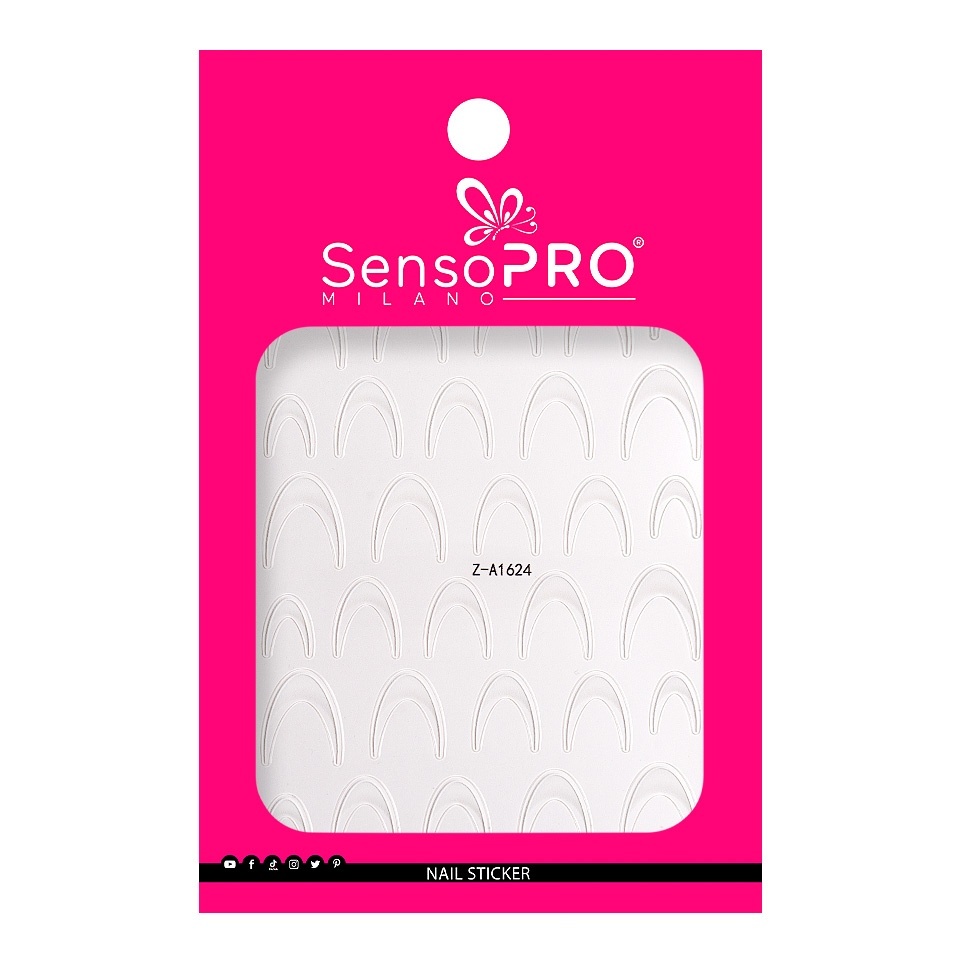 Abtibild Unghii SensoPRO French White
