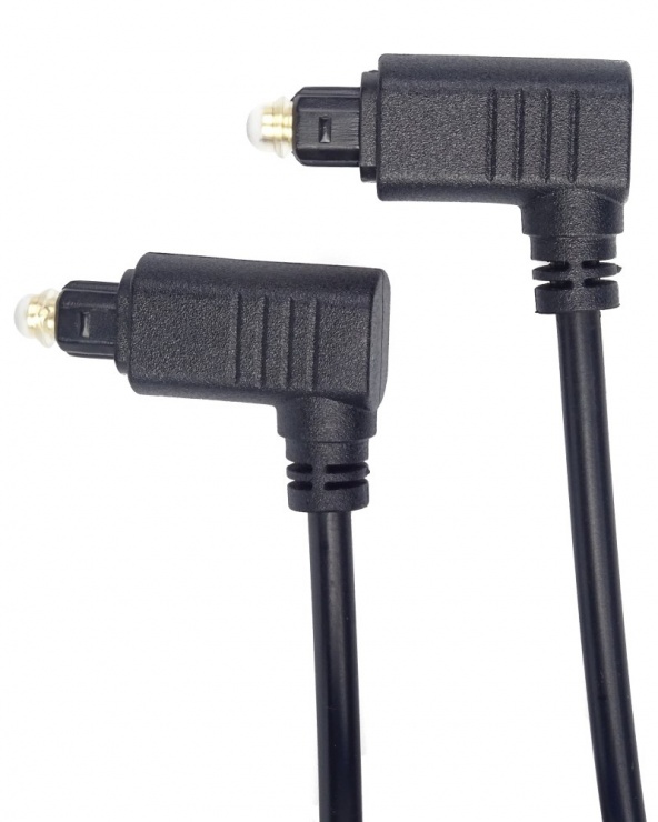 Cablu Optic Toslink 90°, 2m, OEM