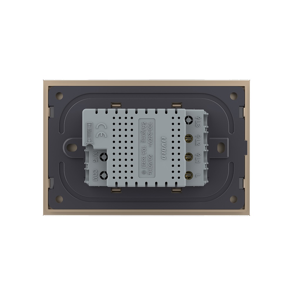 Întrerupător Dublu Touch Livolo, Sticlă, Iluminare LED - imagine 12