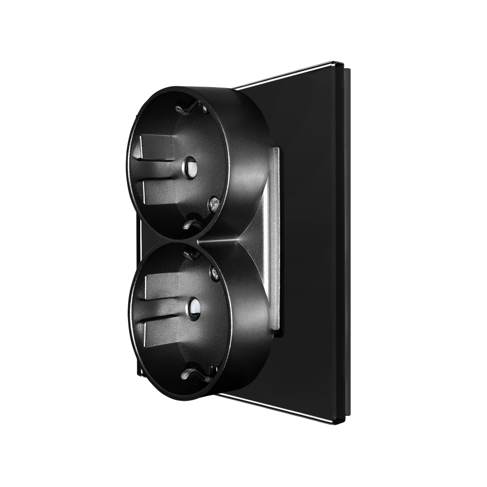 Priza Dubla LUXION Sticla | Siguranta & Design Modern - imagine 5