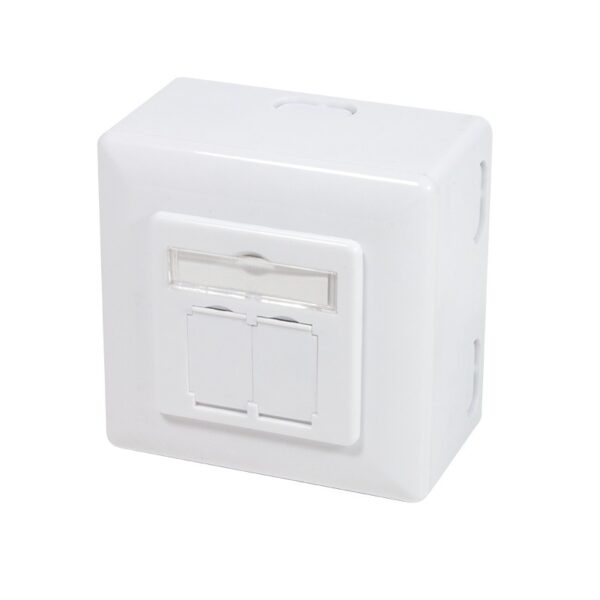 Priză RJ-45 Logilink Cat6, 2 ieșiri, Aplicabilă