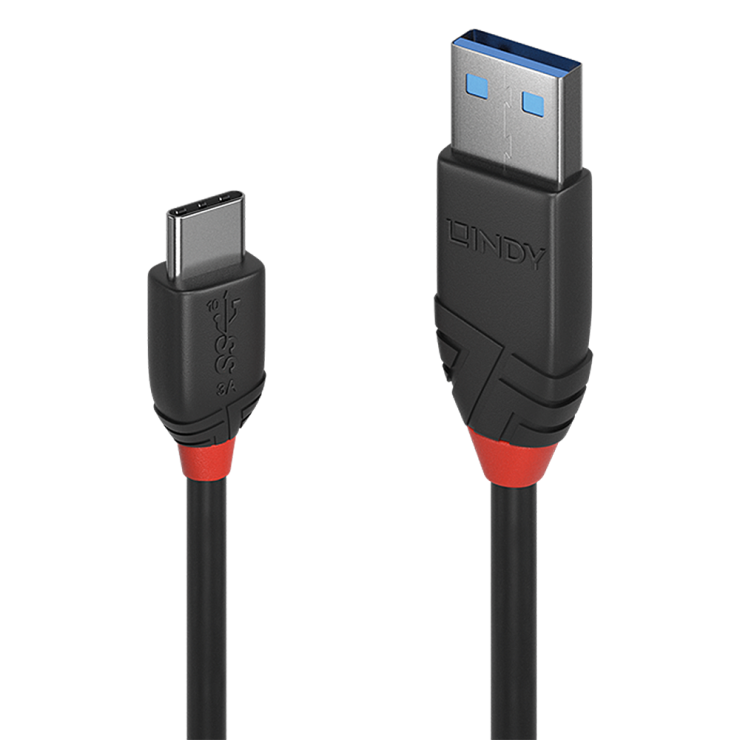 Cablu USB 3.1 A-C Lindy 10Gbps, 1.5m