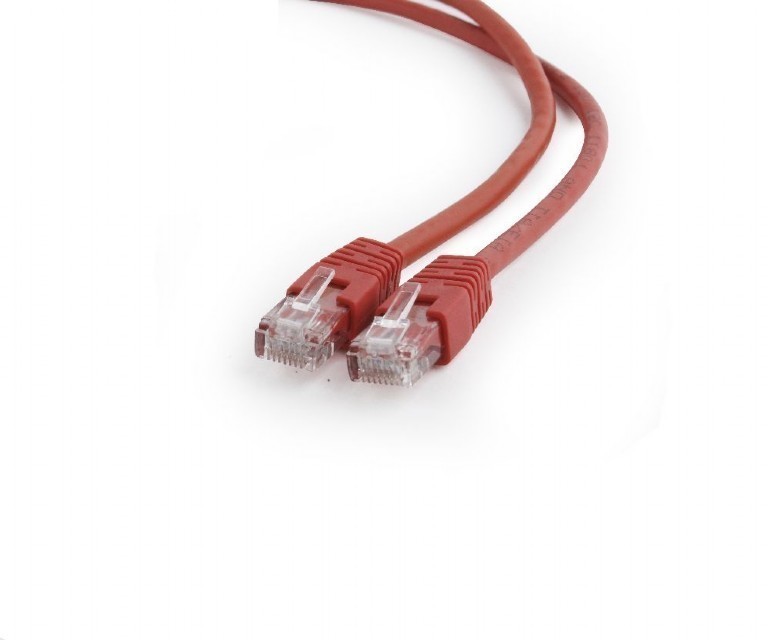 Cablu Patch Cord UTP Gembird Cat6 0.5m Rosu - Gigabit