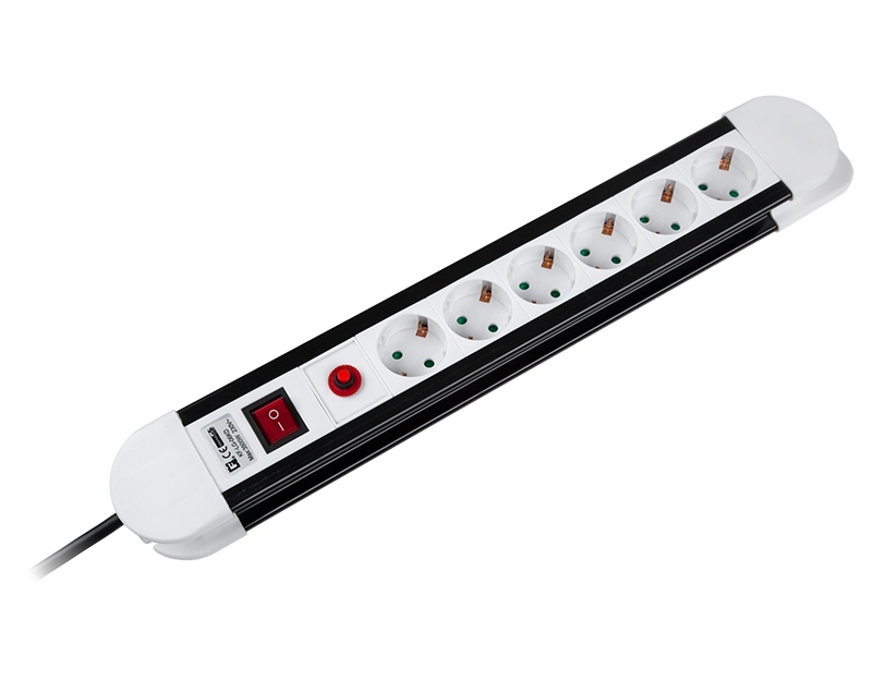 Prelungitor Rebel 6 prize, 3500W, Protecție