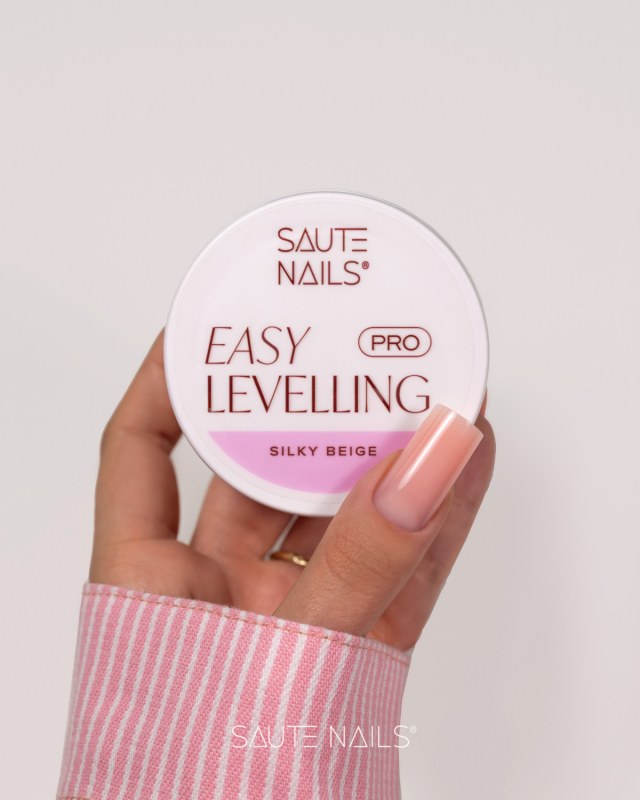 Gel UV Saute Nails Easy Leveling Silky Beige 30gr