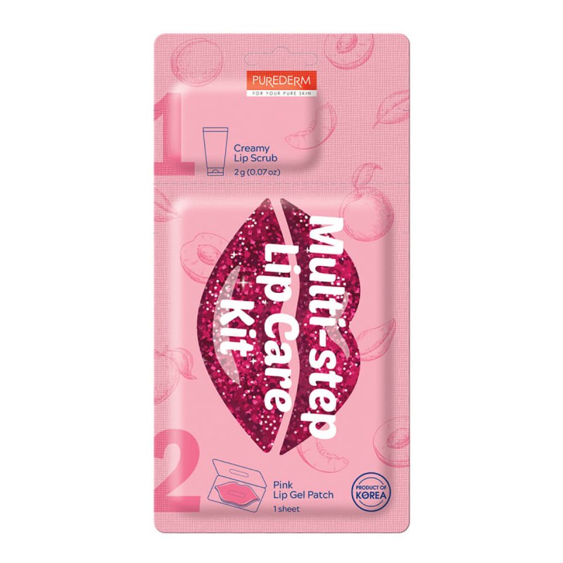 Purederm Multi-Step Lip Care Kit: Scrub & Mască