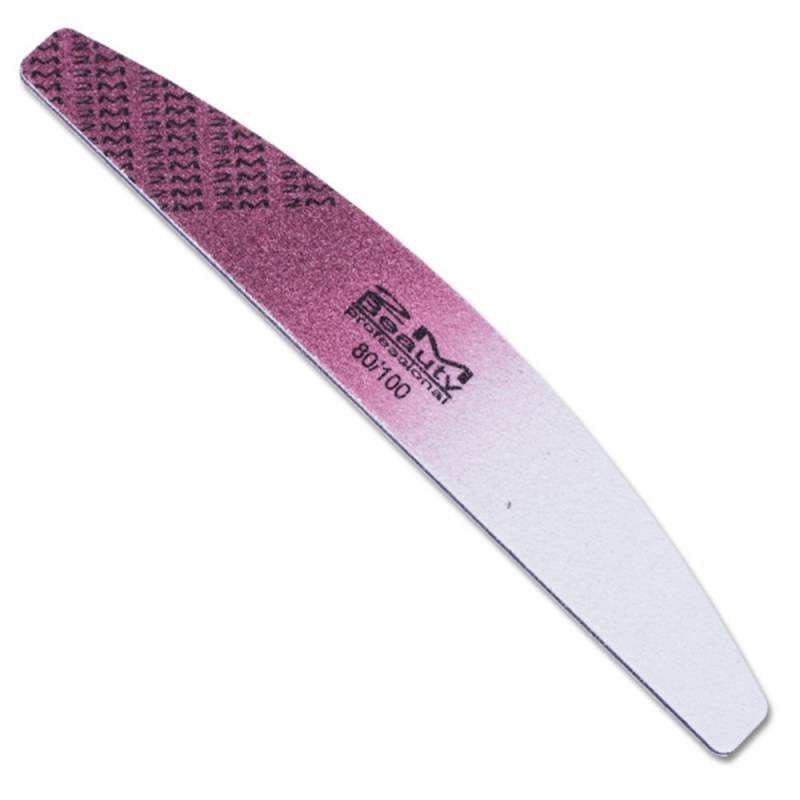 Pila Semiluna Rosu 80/100 Nailshop