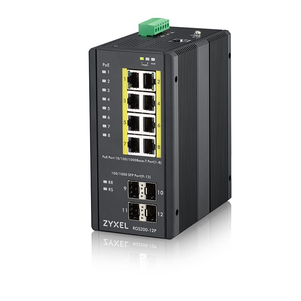 Switch Zyxel RGS200-12P PoE Managed - 12 Porturi Gigabit - imagine 6