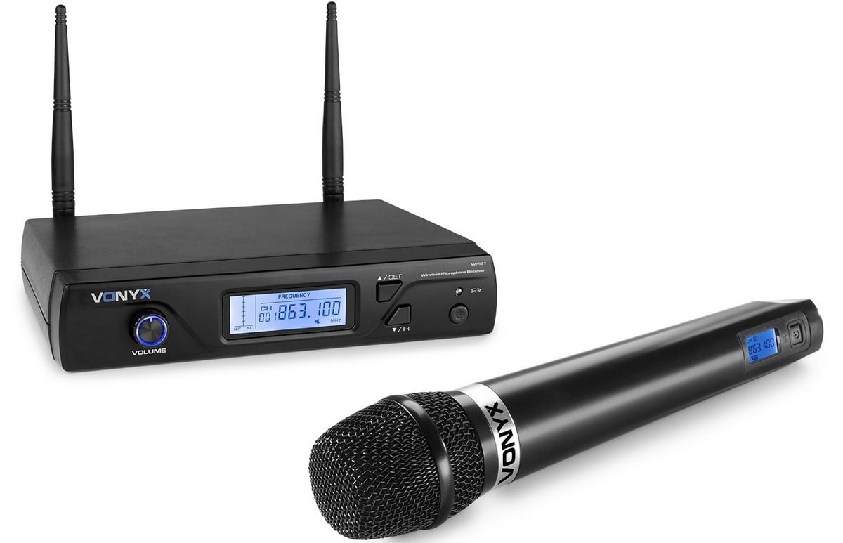 Set Microfon Wireless Vonyx WM61, 16 Canale UHF