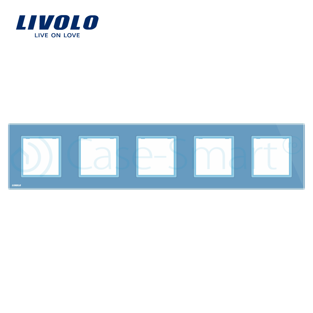 Rama Cvintuplă Sticlă Livolo, Panou Crystal - imagine 15
