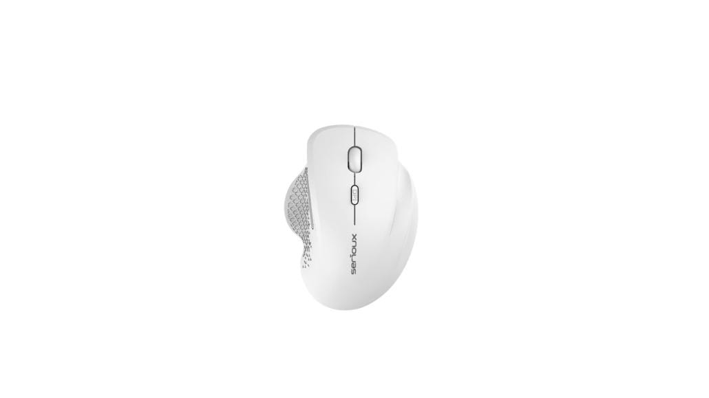 Mouse Wireless Serioux Glide 515 Alb, Silentios, 1600 DPI - imagine 2