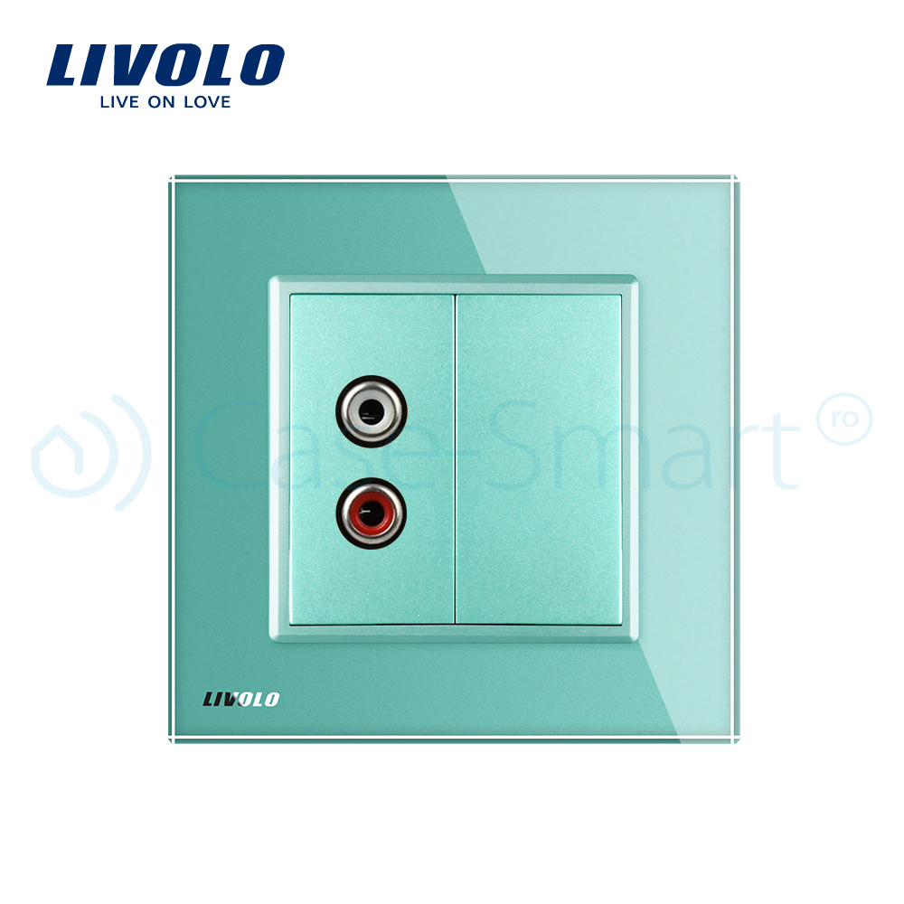 Priză Audio Livolo cu Rămă Sticlă - imagine 11