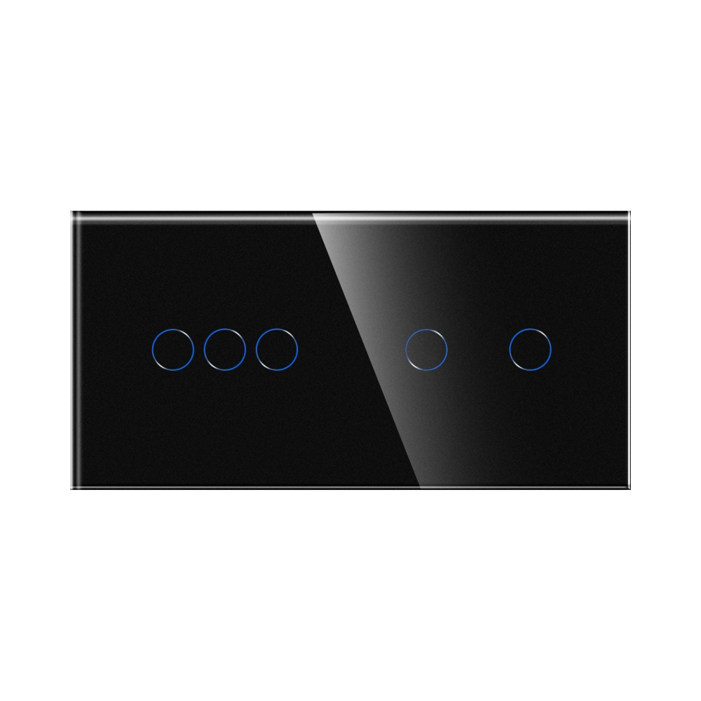 Intrerupator Touch Triplu+Dublu Luxion Sticla - imagine 6