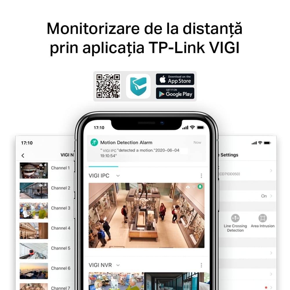 NVR TP-Link VIGI NVR1104H-4P, 4 Canale 4K, 4x PoE+ - imagine 8